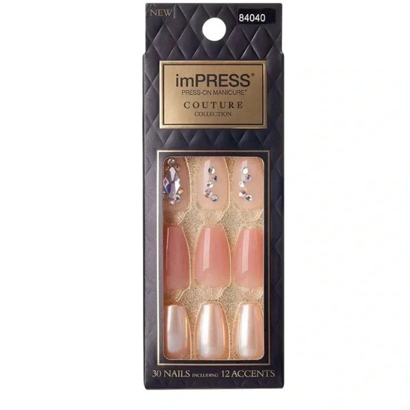 KISS imPRESS Press-on Manicure Couture Collection - Stunning - Picture 1 of 6